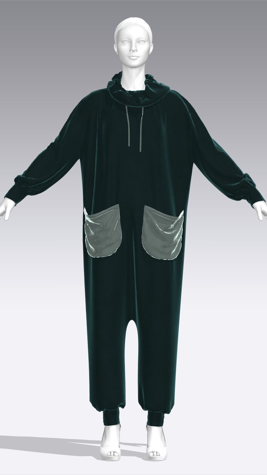 Dress Outfits MD CLO 3D zprj project files 3D model_45