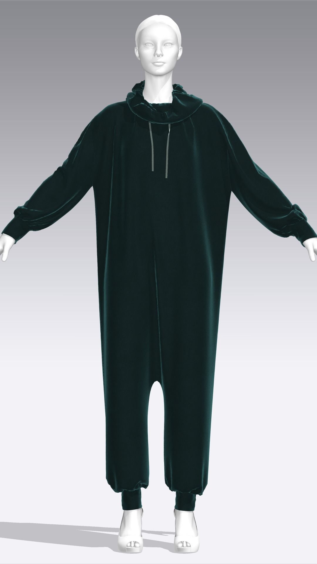 Dress Outfits MD CLO 3D zprj project files 3D model_46