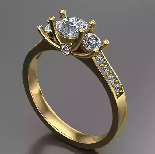 Solitaire Wedding Engagement Women Ring