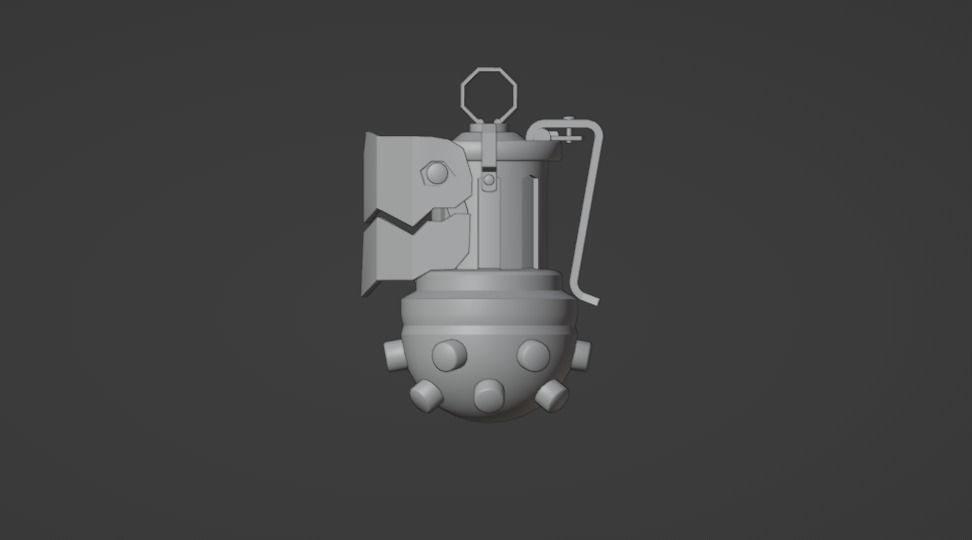 Grenade Jinks Low-poly 3D model_9