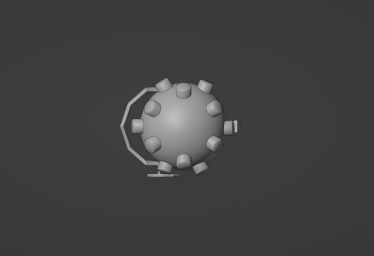 Grenade Jinks Low-poly 3D model_8