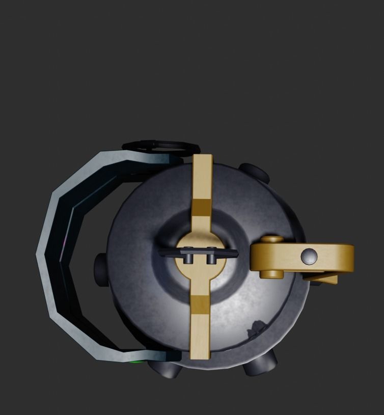 Grenade Jinks Low-poly 3D model_4