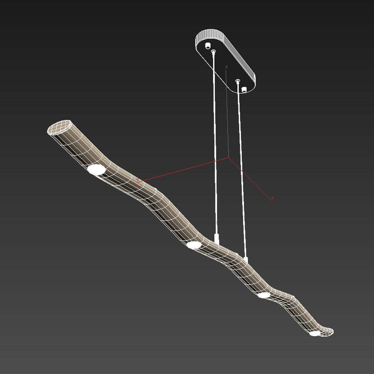 Nakano Chandelier Noho home 3D model_7