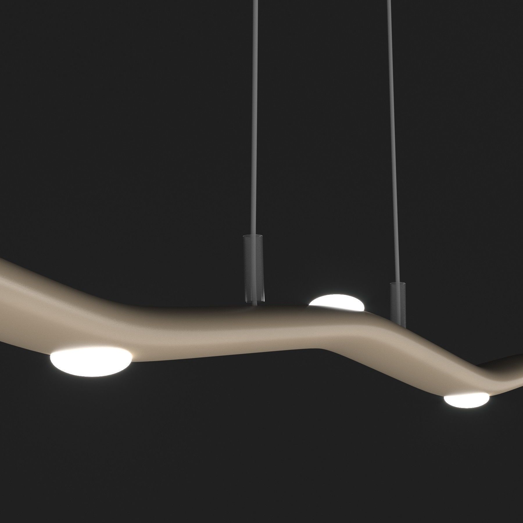 Nakano Chandelier Noho home 3D model_4