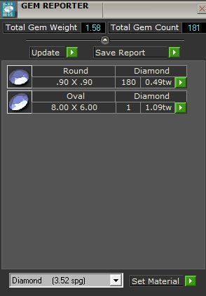 Splendid Blue stone ring 3031 3D print model 3D print model_8