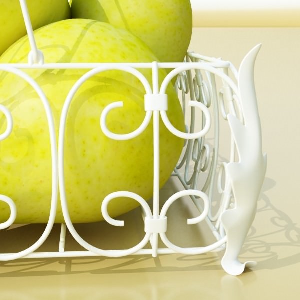 Photorealistic Fruits Basket Collection 3D model_52