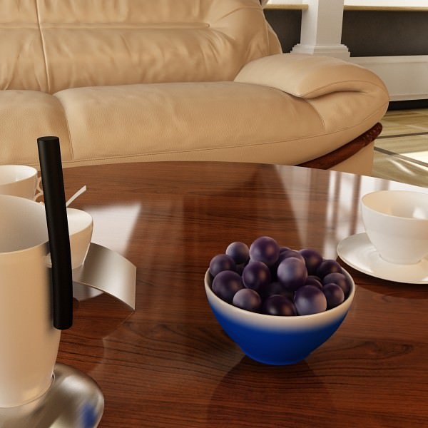 Photorealistic Fruits Basket Collection 3D model_13