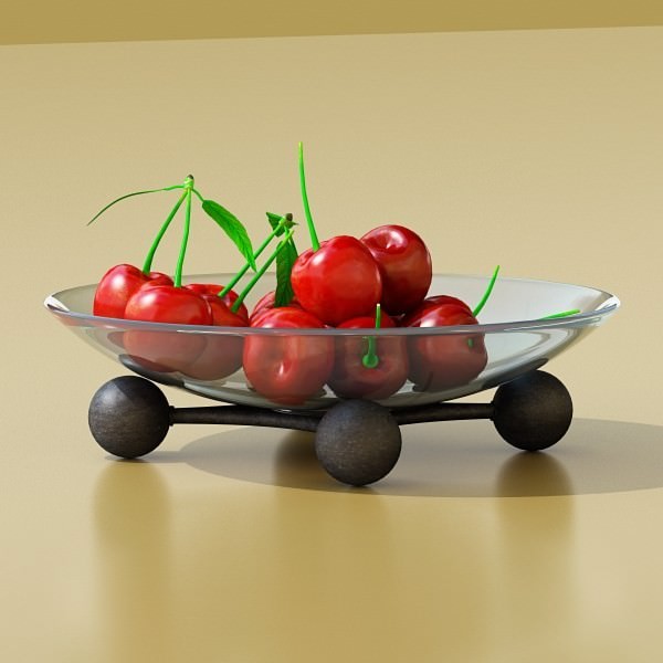 Photorealistic Fruits Basket Collection 3D model_16