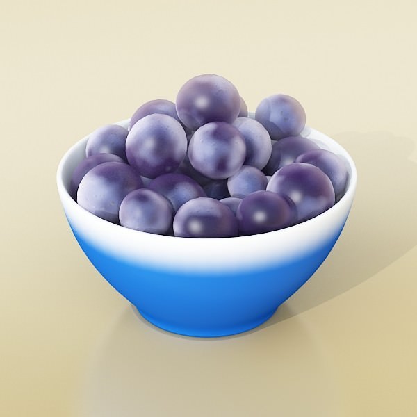 Photorealistic Fruits Basket Collection 3D model_11