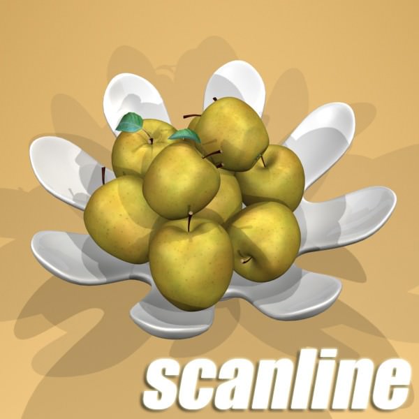 Photorealistic Fruits Basket Collection 3D model_22