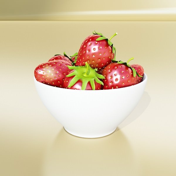 Photorealistic Fruits Basket Collection 3D model_63