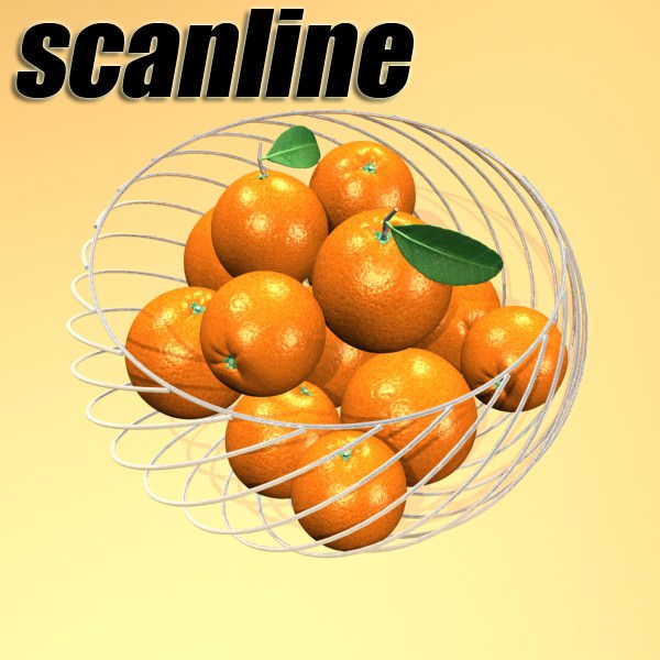 Photorealistic Fruits Basket Collection 3D model_46