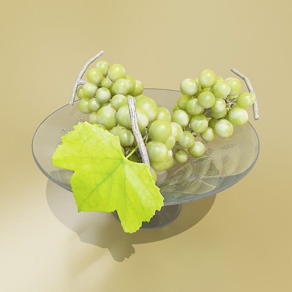 Photorealistic Fruits Basket Collection 3D model_28