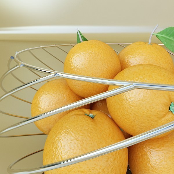 Photorealistic Fruits Basket Collection 3D model_45