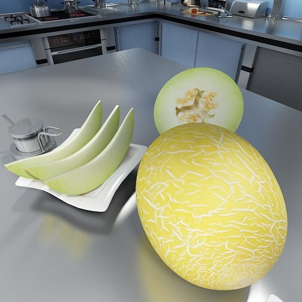 Photorealistic Fruits Basket Collection 3D model_40