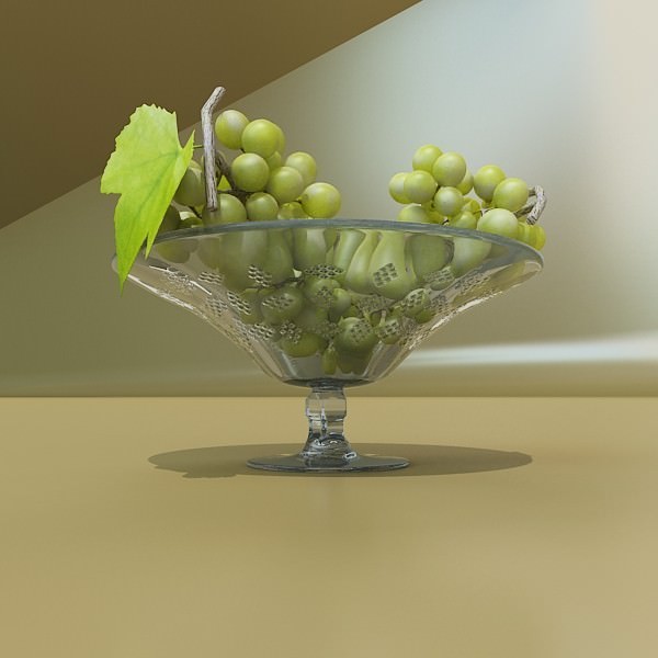 Photorealistic Fruits Basket Collection 3D model_30