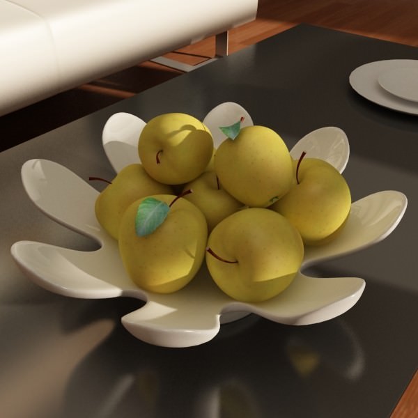 Photorealistic Fruits Basket Collection 3D model_20