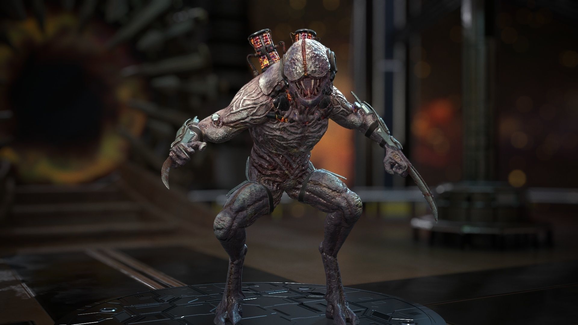 Biochemical Monster 2 Low-poly 3D model_5