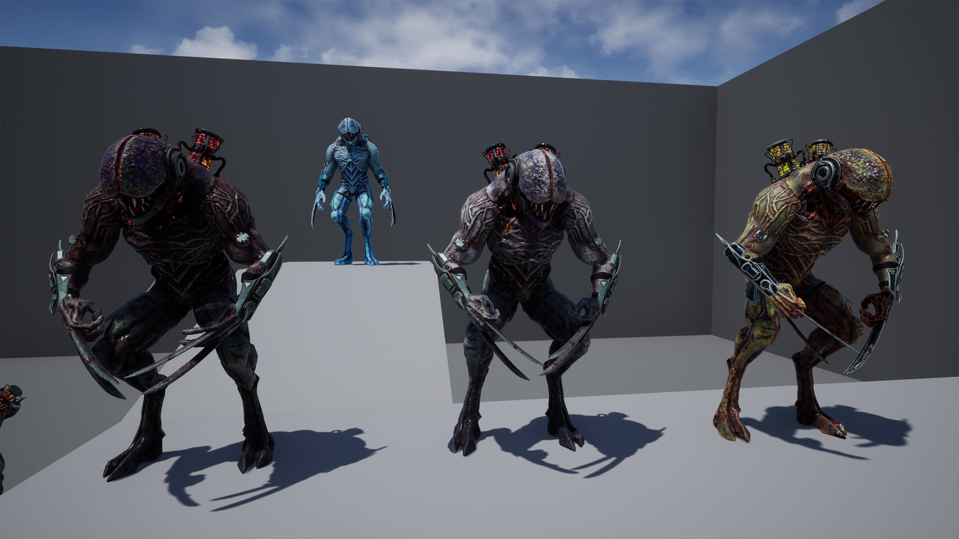 Biochemical Monster 2 Low-poly 3D model_21