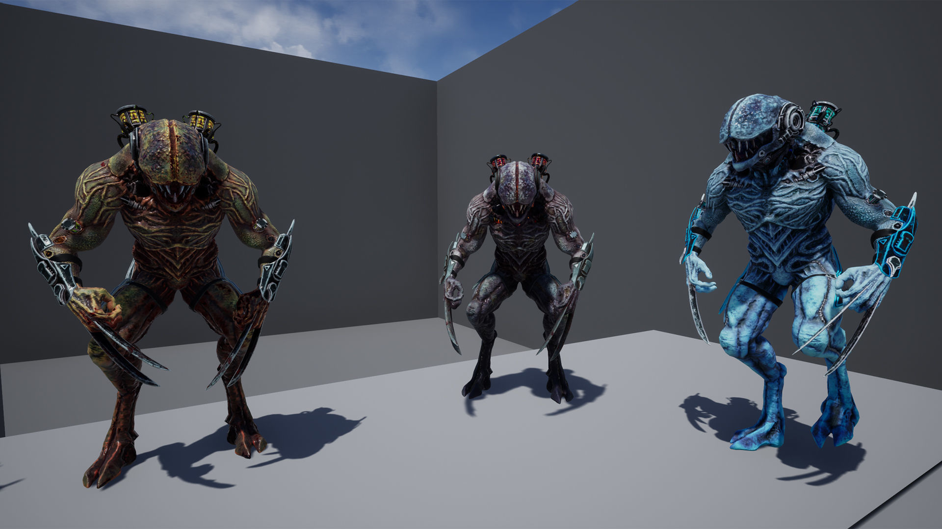 Biochemical Monster 2 Low-poly 3D model_20