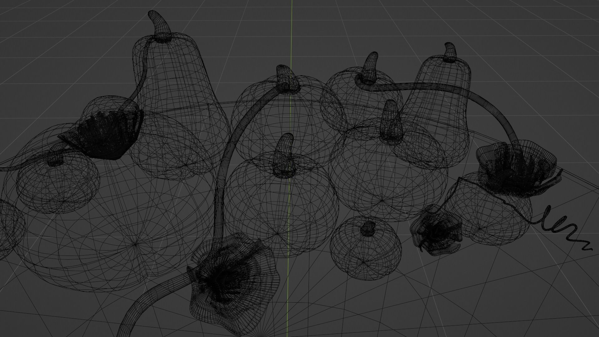 Autumn Cake 3D model_11