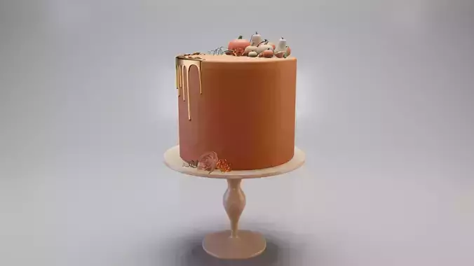 Autumn Cake 3D model