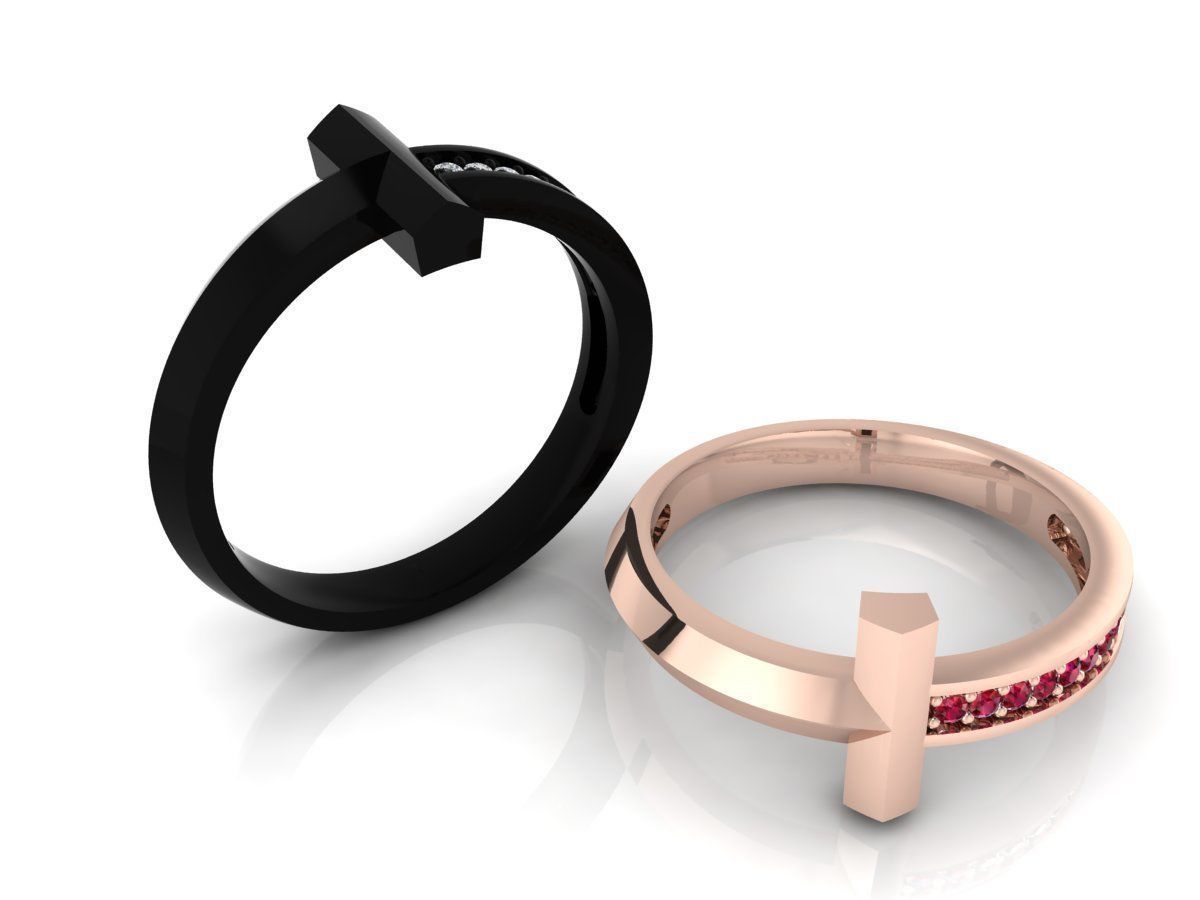 ELEGANT DIAMOND RING READY TO PRINT 3D print model_13