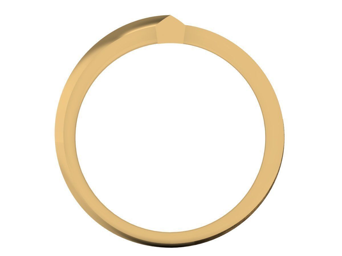 ELEGANT DIAMOND RING READY TO PRINT 3D print model_7