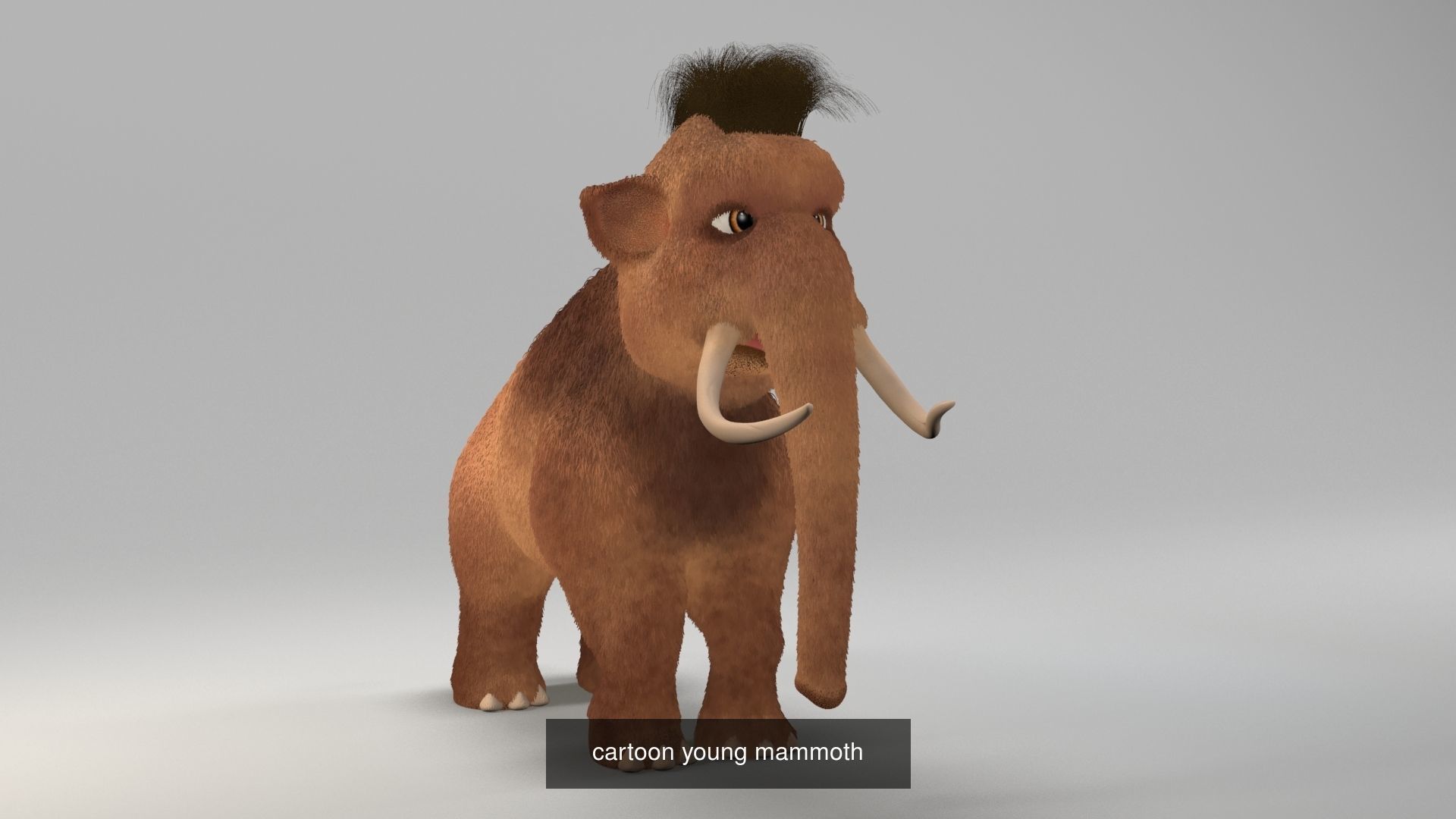 Cartoon dinosaurs pack 3D Model Collection_25