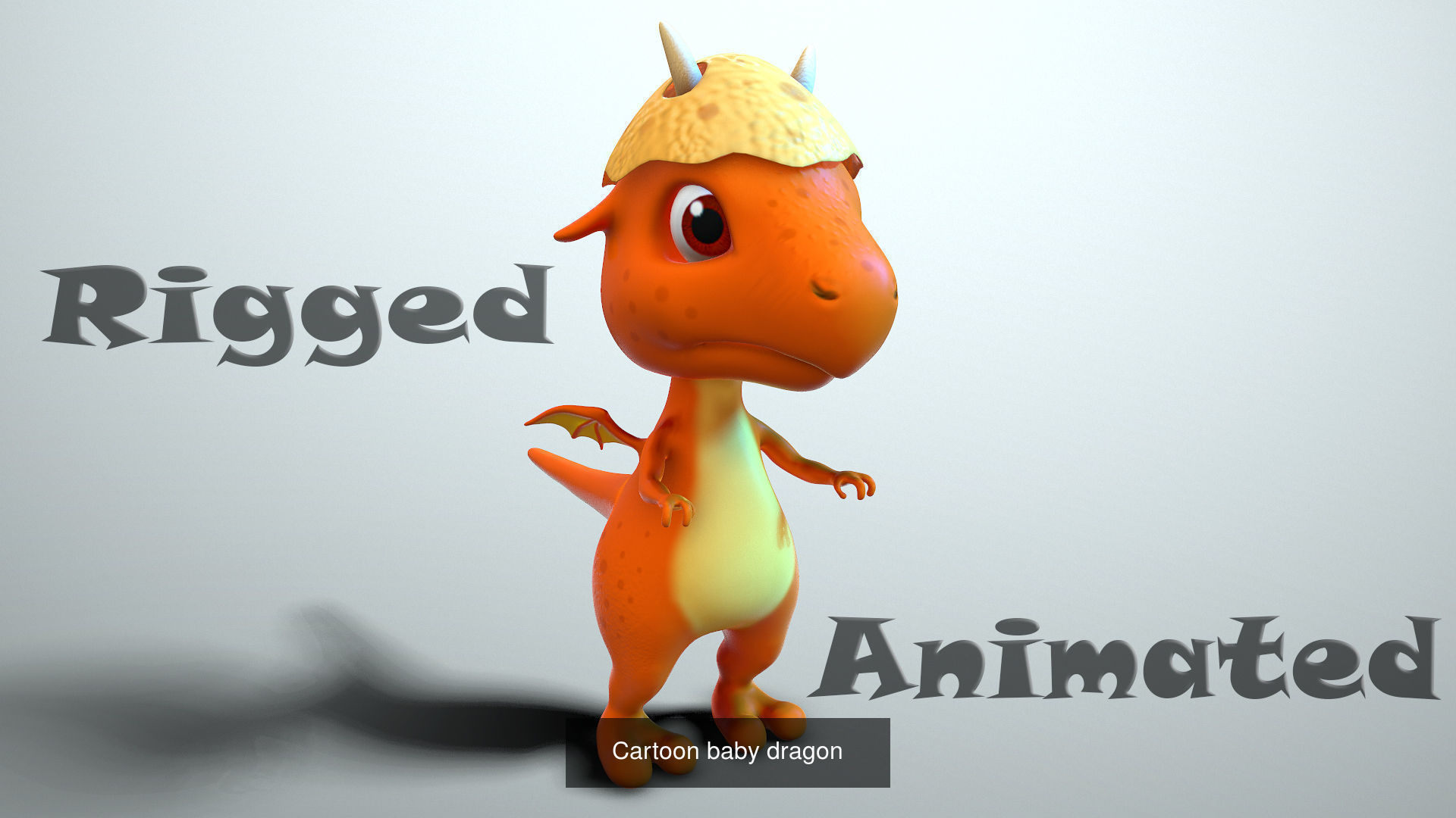Cartoon dinosaurs pack 3D Model Collection_23