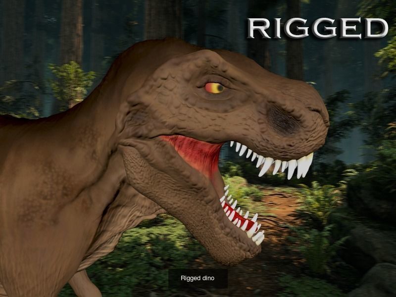 Cartoon dinosaurs pack 3D Model Collection_16