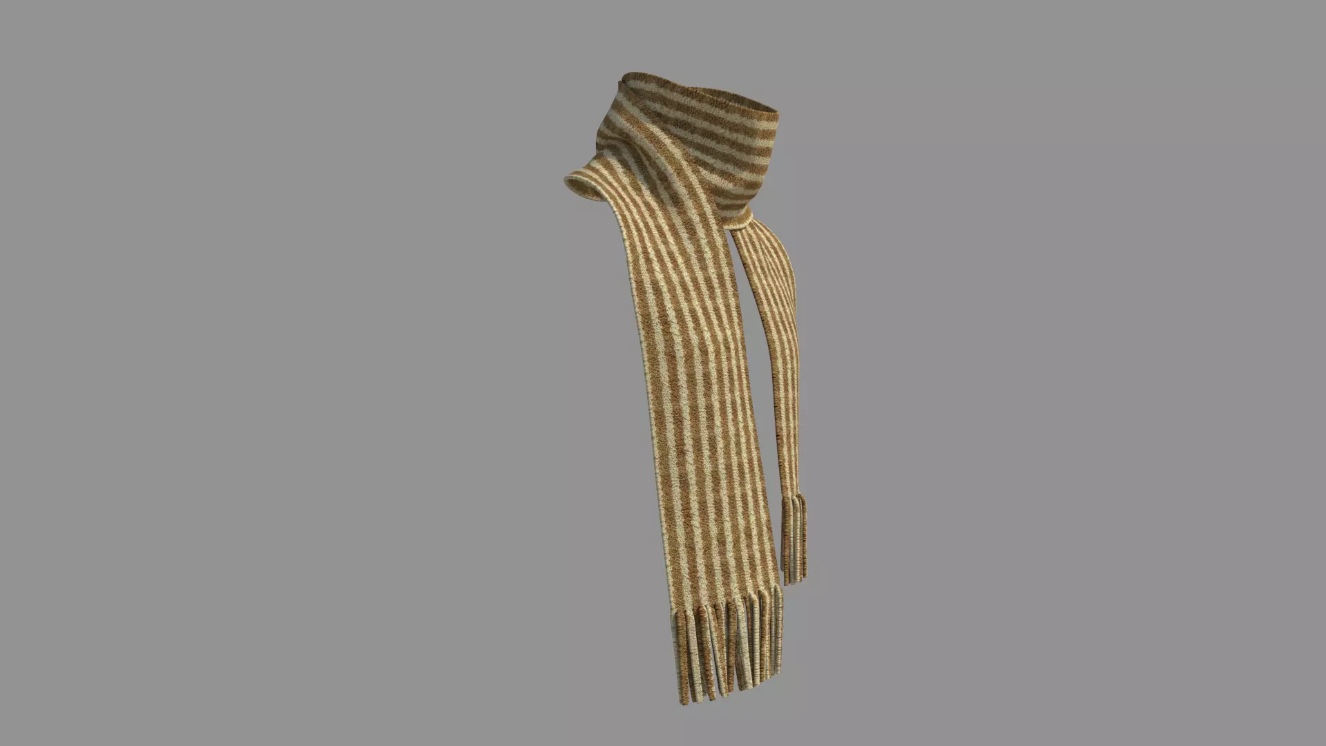 Scarf - High Neck Collar  3D model_0