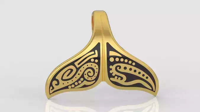  Tail Pendant 3D print model C13