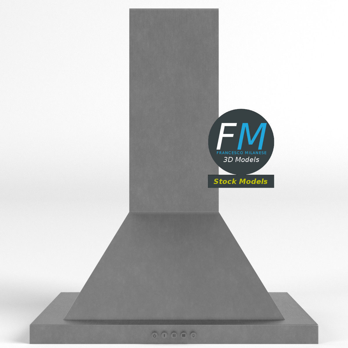 Cooker hood 3D model_3