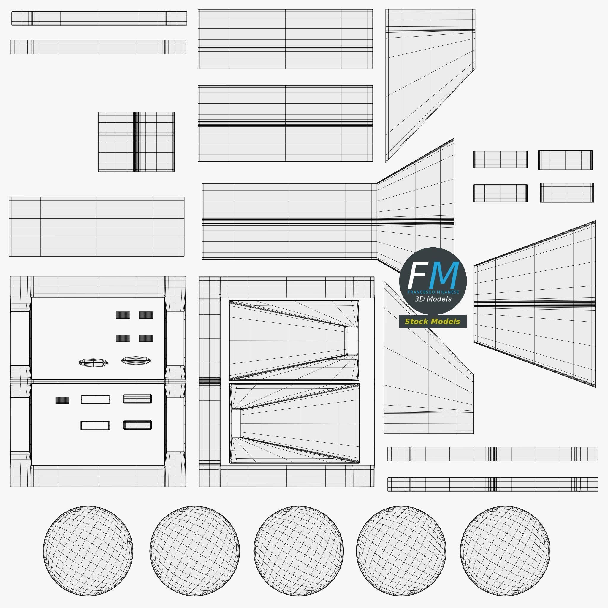 Cooker hood 3D model_11