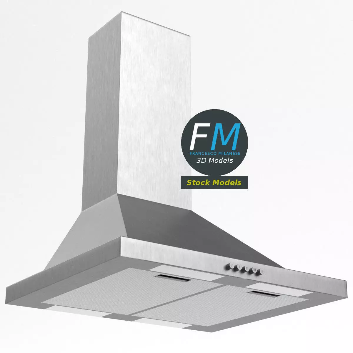 Cooker hood 3D model_0