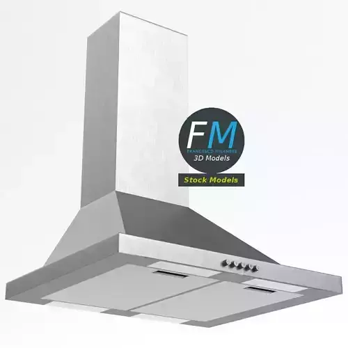 Cooker hood 3D model