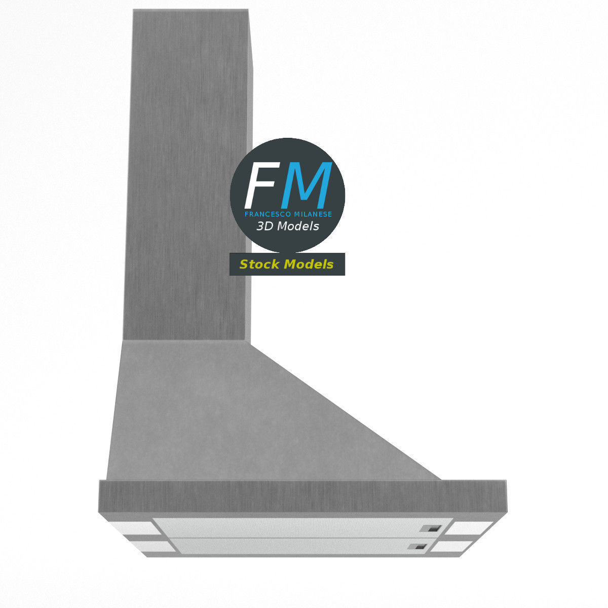 Cooker hood 3D model_4