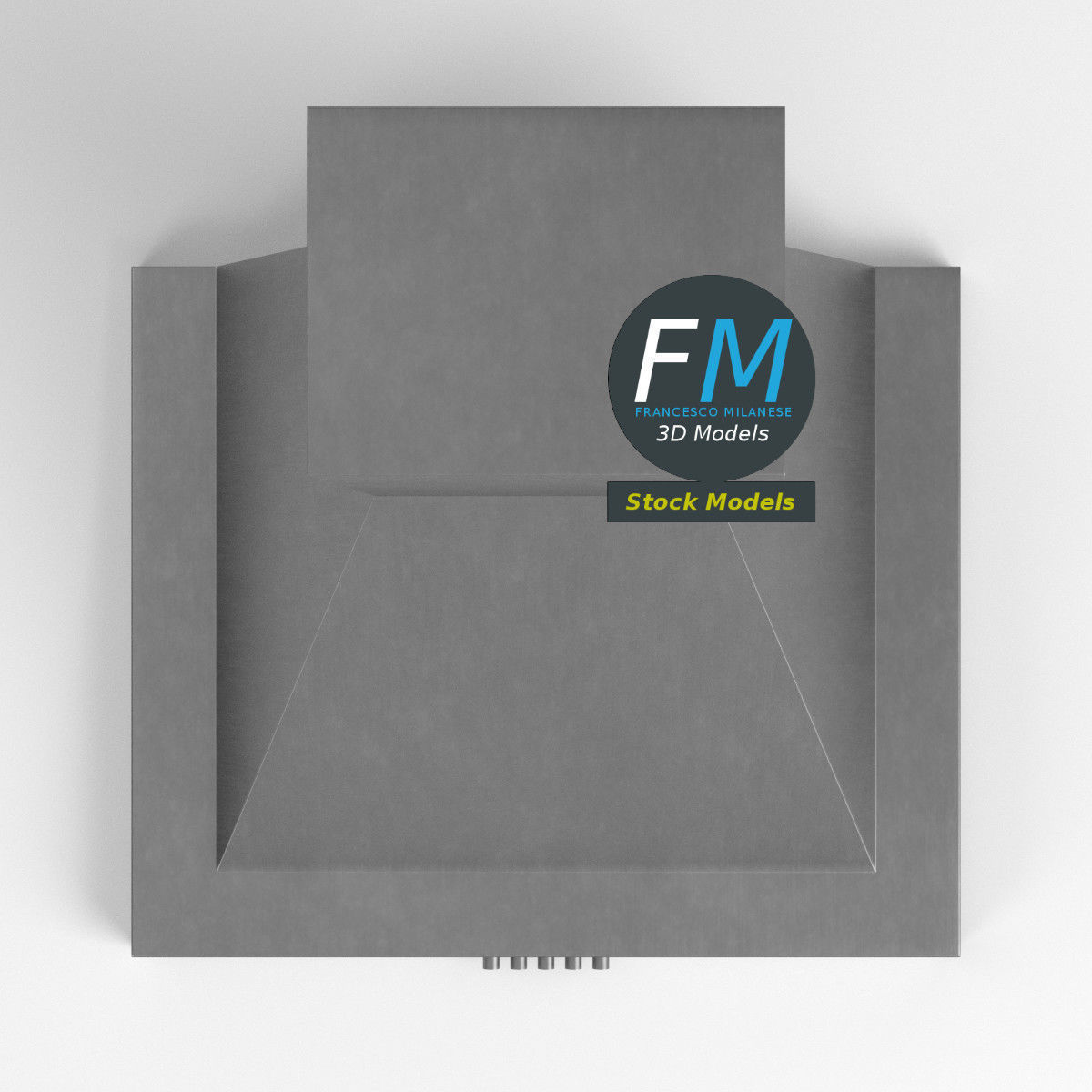 Cooker hood 3D model_6