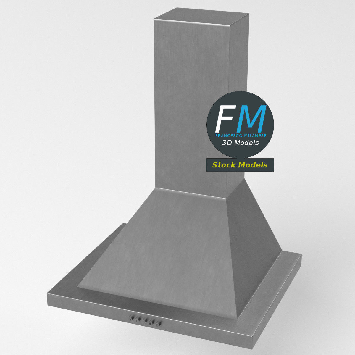 Cooker hood 3D model_5