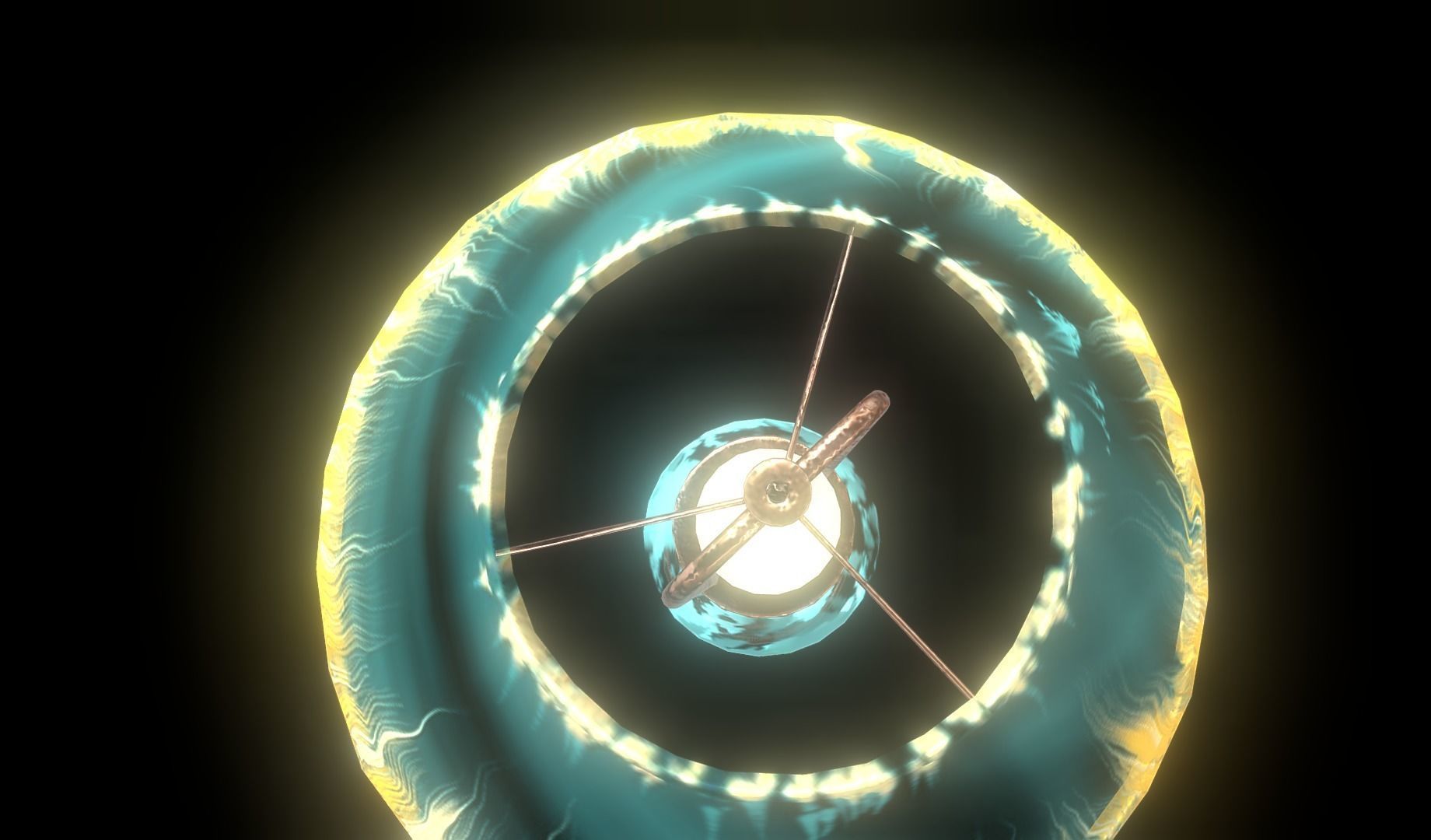 Table Lamp Low-poly 3D model_5