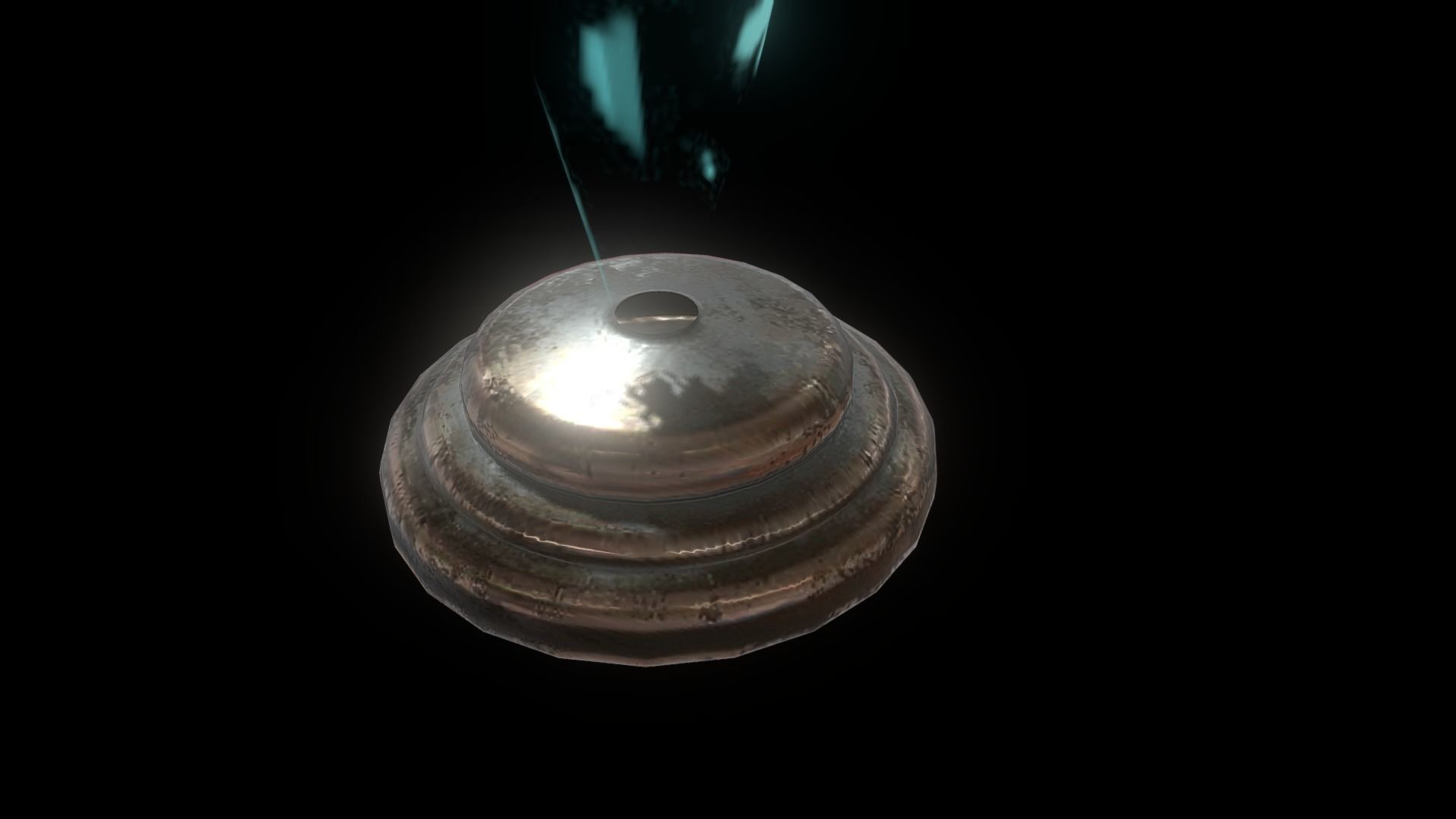 Table Lamp Low-poly 3D model_3