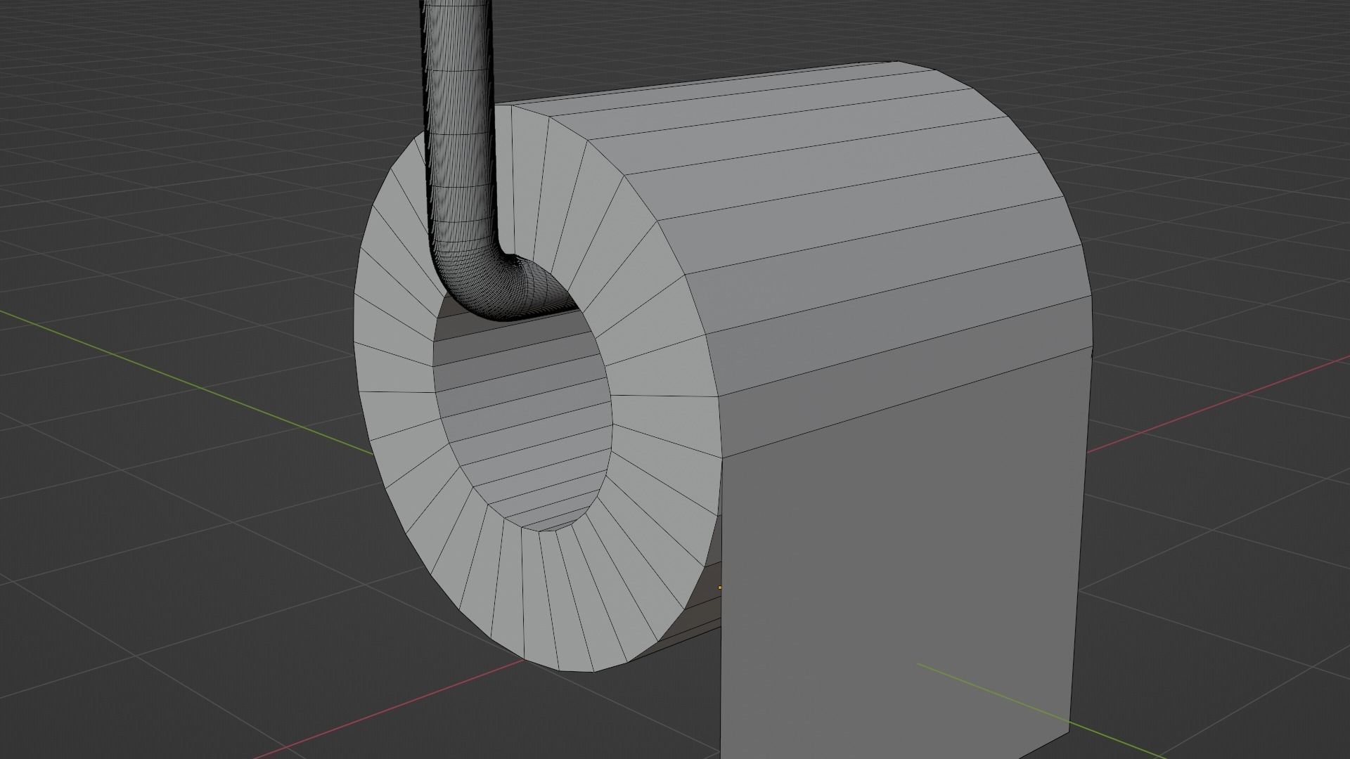 Toilet Paper Low-poly 3D model_5