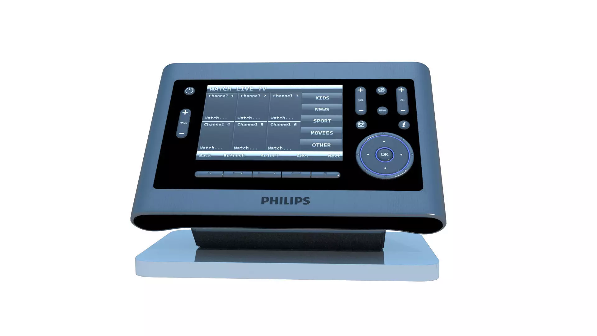 Realistic 3d model of Display Low-poly 3D model_0