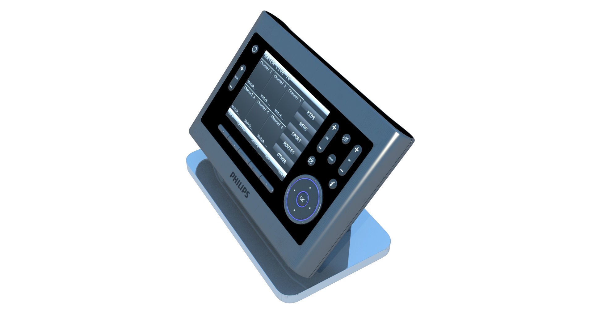 Realistic 3d model of Display Low-poly 3D model_2