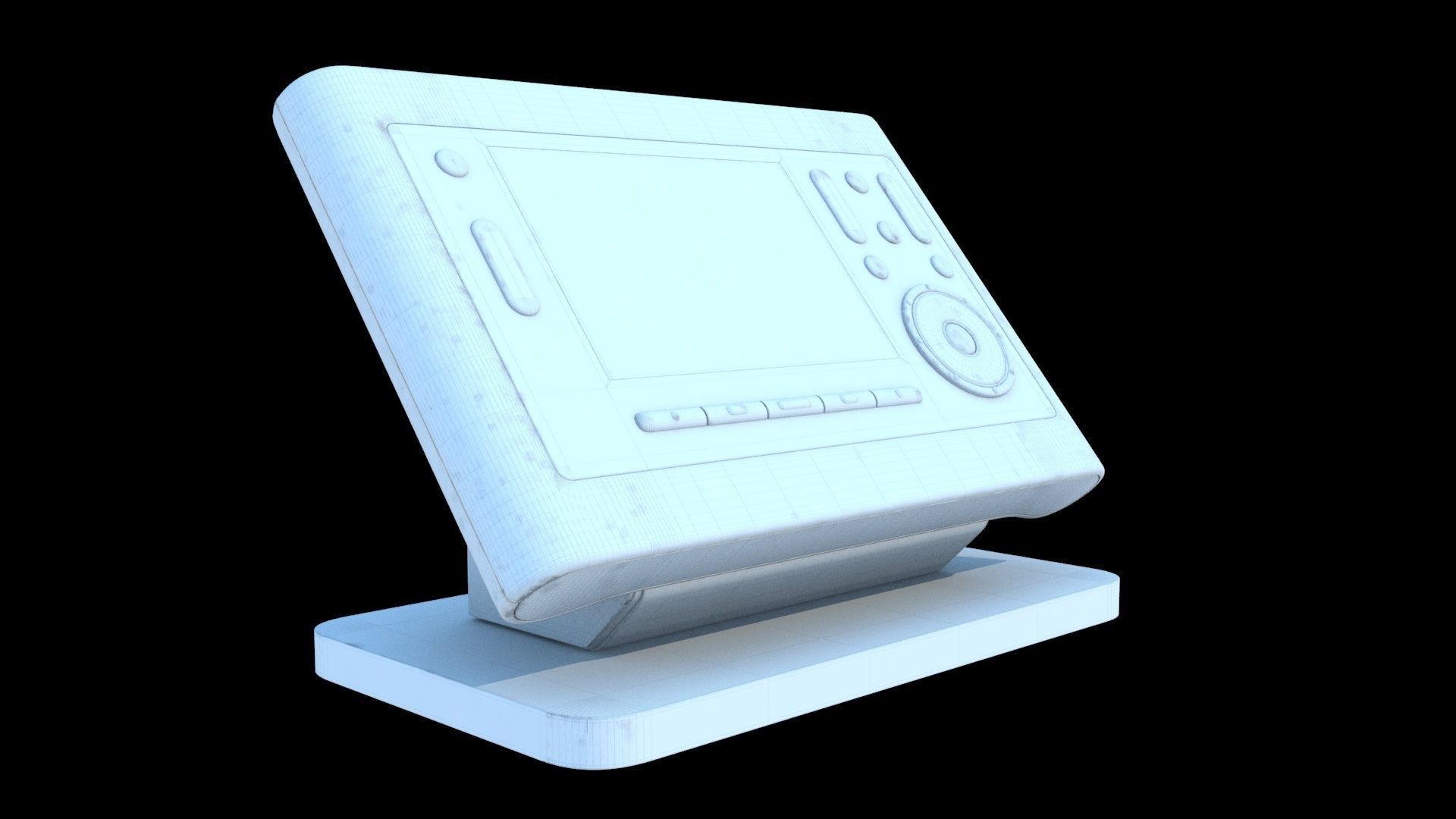 Realistic 3d model of Display Low-poly 3D model_4