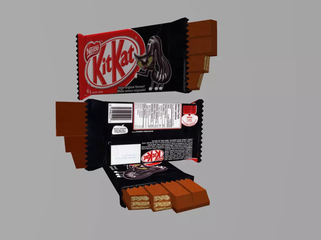 kitkat 3 3D model