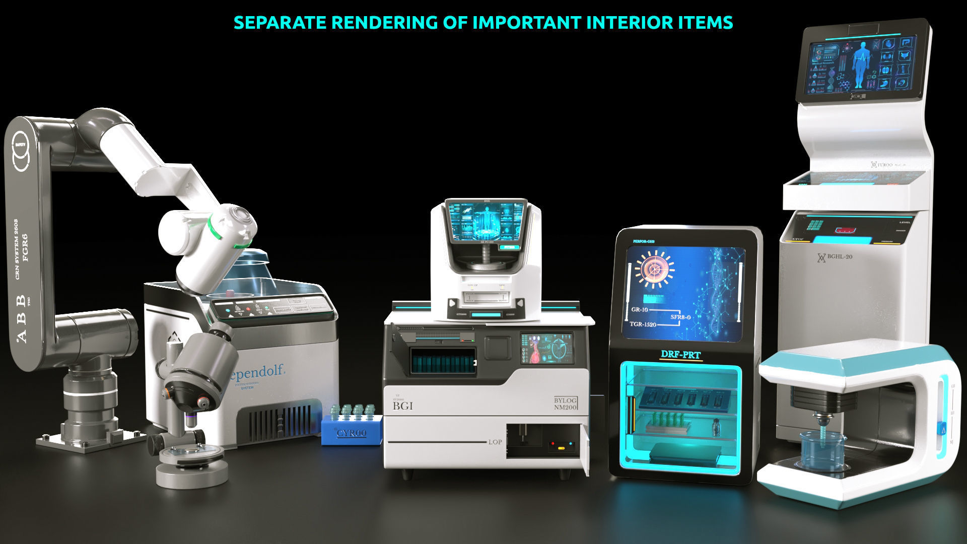 Sci Fi Interior laboratory 3D model_20