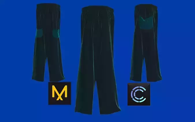 Dress Outfits MD CLO 3D zprj project files 3D model