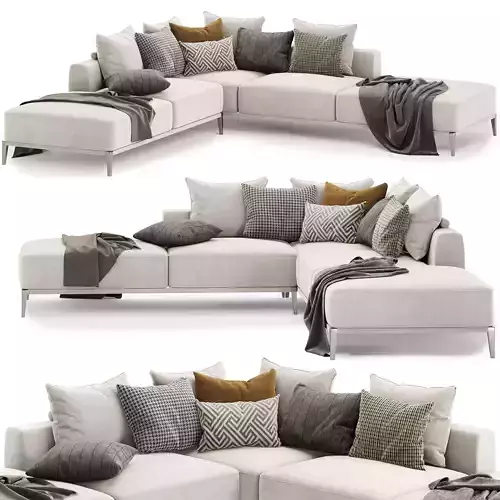 Romeo corner sofa by Flexform